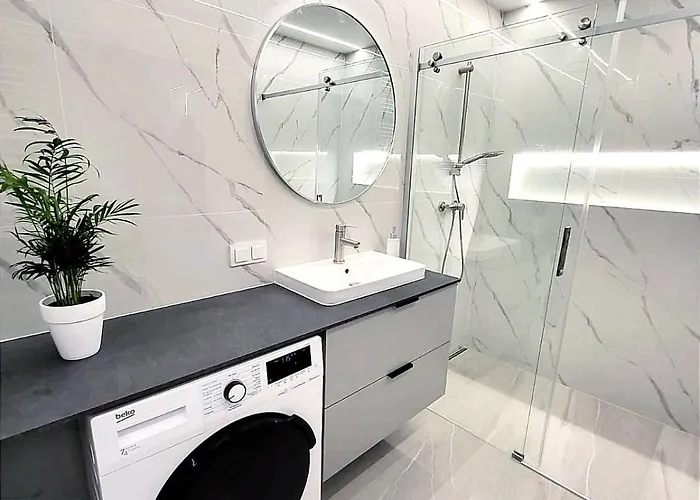 Letnica Blisko Plazy Z Garazem I Klimatyzacja * 그단스크